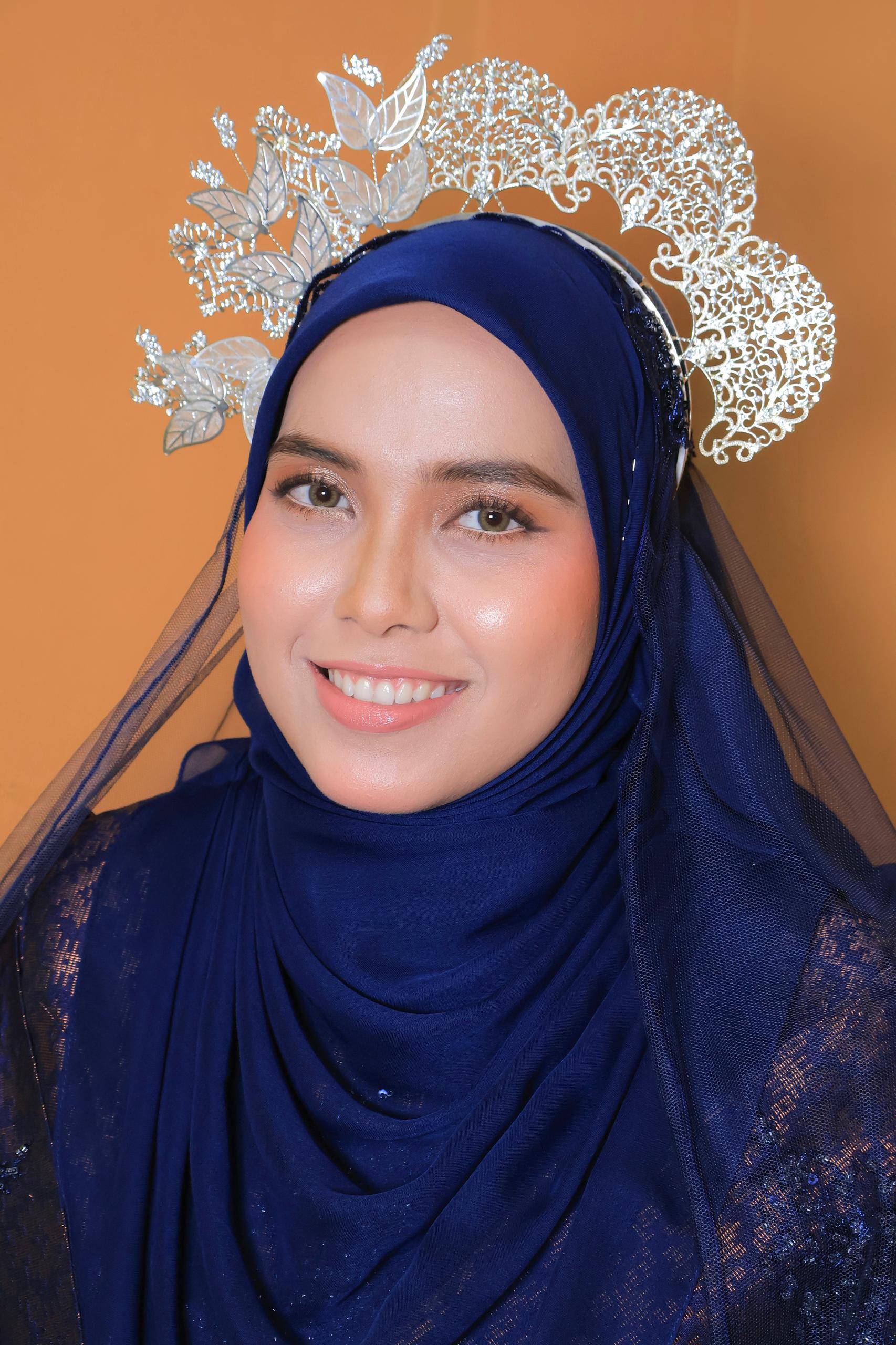 Kemasan solekan nikah natural